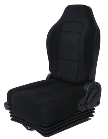 Universal Fold Down Forklift Seat With Adjustable Angle Back,Armrest,Micro Switch And Slide For Tractor,Excavator Skid Loader Backhoe Dozer