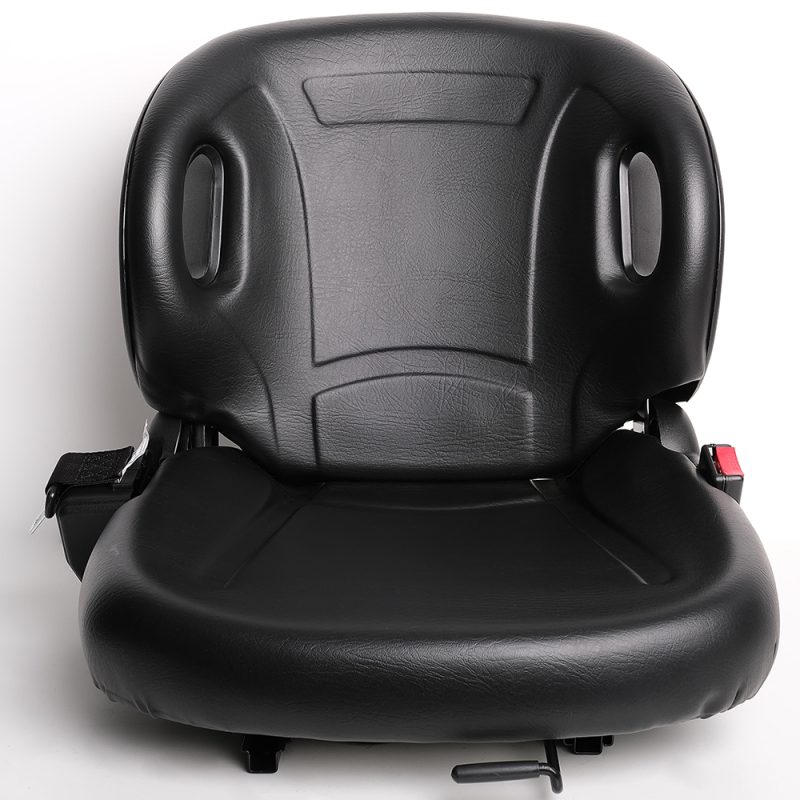 Universal Fold Down Forklift Seat With Adjustable Angle Back,Armrest,Micro Switch And Slide For Tractor,Excavator Skid Loader Backhoe Dozer